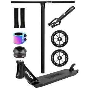 Freestyle Scooter Custom Divine X Union HoneyComb Black