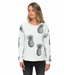 Roxy Puerto Adventure Sweatshirt 698 bek9 blue light big pineapple 2018 Ladies vell.L
