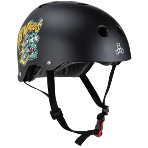 Triple Eight Certified Sweatsaver Helmet (L-XL|Hot Wheels)