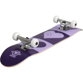 Heart Supply Quadron Logo Skateboard Complete (7.5"|Purple)