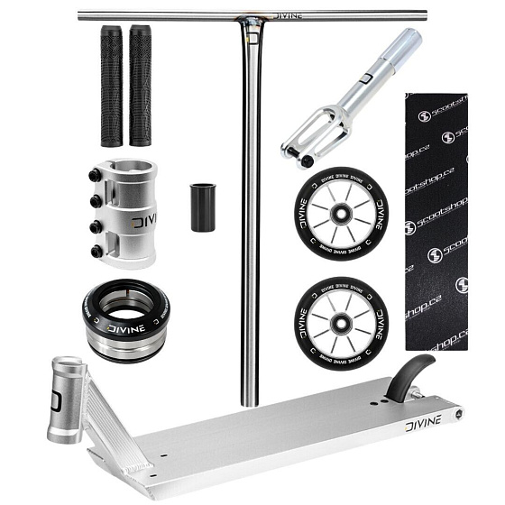 Freestyle Scooter Custom Divine Street 6" 560 mm Silver