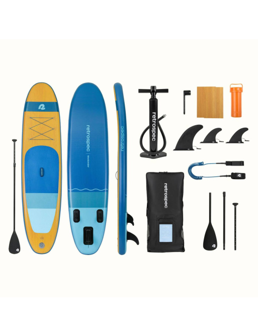 Retrospec Weekender SL 10' Inflatable Paddleboard (Nautical Blue)