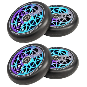 Packaging 1+1 Oath Bermuda Wheels 110mm Blue/Purple/Titanium 4pcs