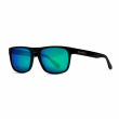 Horsefeathers Keaton glasses - gloss black / mirror green 2021