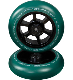 North Signal V2 115x30mm Black/Forest Pu wheels