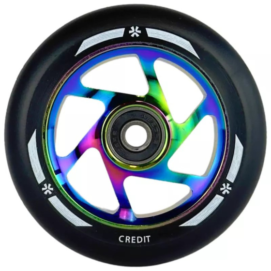Union Credit V2 Wheel 100 mm Black/Neochrome