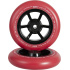 North Signal V2 Wheels 110mm 24mm Black/Red Pu