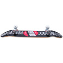 RAD Checker Stripe Skateboard Set (8"|Black)