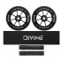 Set of 2 Divine 120 mm Spoked Wheels Black + Divine Griptape + Divine Grips