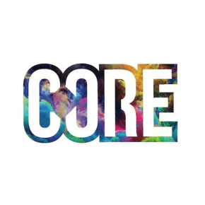 Core Classic Neon Galaxy sticker