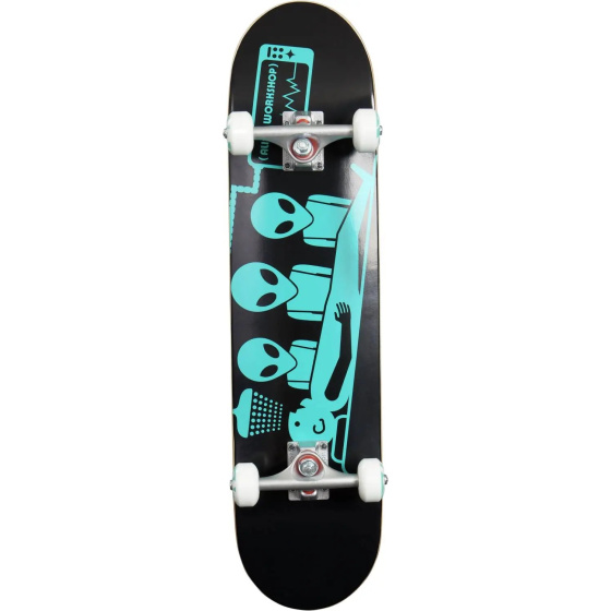 Alien Workshop Abduction Skateboard Set (7.5"|Black/Tyrkys)