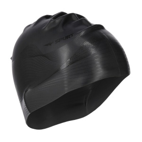 Silicone cap SPURT G-Type F209 men with pattern, black