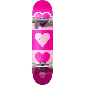 Heart Supply Quadron Logo Skateboard Complete (7.75"|Pink)