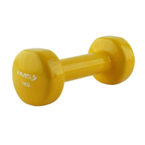 Cast iron dumbbell covered with vinyl HMS 1 kg
