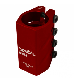 Bestial Wolf Octopus collar red
