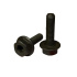 Stolen Female BMX Hub Bolts (10mm|Black)