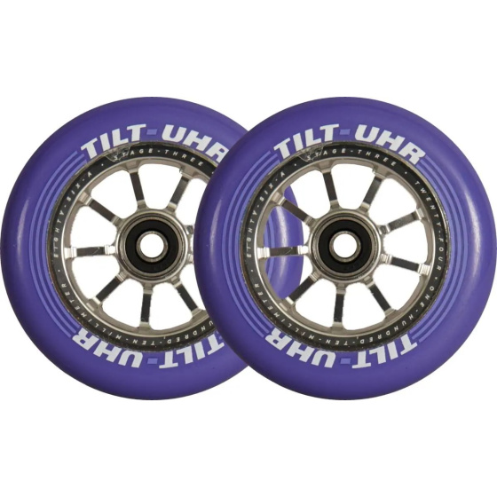 Tilt wheels UHR 110mm Violet