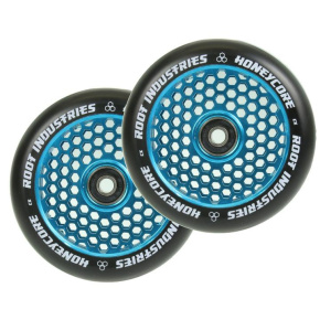 Root Honeycore Black 110mm 2-pack Pro Scooter Wheels (110mm | Blue)
