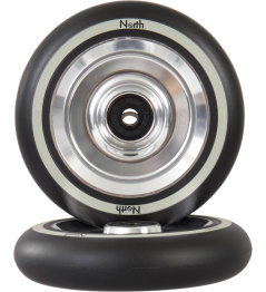 North Fullcore Kolečko Na Koloběžku (30mm|Silver/Black Pu)