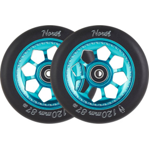 Wheels North Pentagon 120mm Teal 2pcs