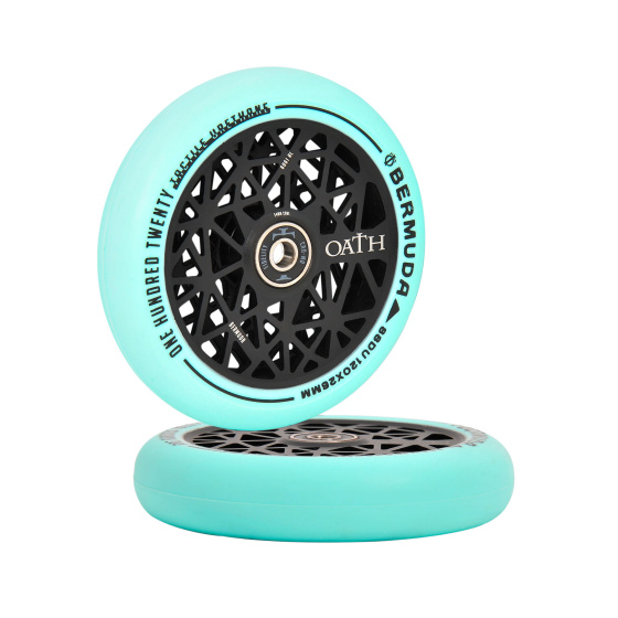 Wheels Oath Bermuda 120mm Teal 2pcs
