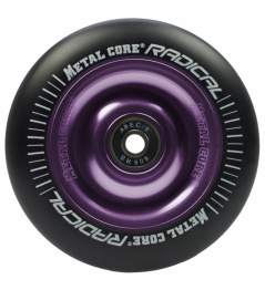Metal Core Radical 100 mm round black violet