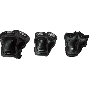 Roces Ventilated Set of 3 child pads (S|Black)