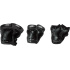 Roces Ventilated Set of 3 child pads (S|Black)
