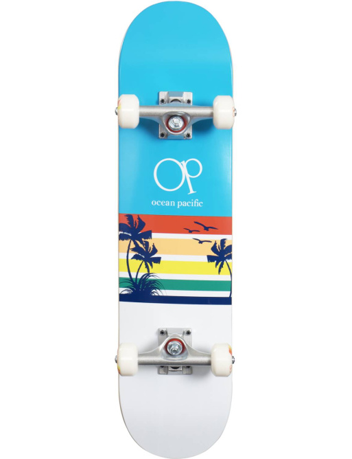 Ocean Pacific Sunset Skateboard Set (7.25"|Blue)