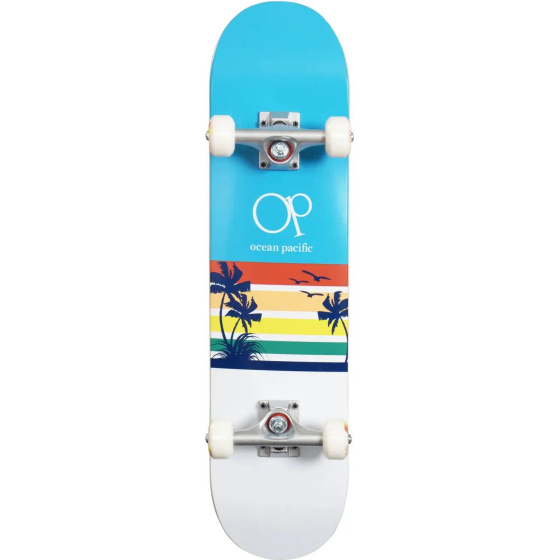 Ocean Pacific Sunset Skateboard Set (7.25"|Blue)