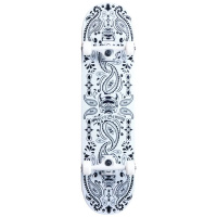 Skateboard Speed Demons Bandana 8 "Black / White