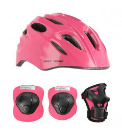Helma s chrániči NILS Extreme MTW01+H210 růžová