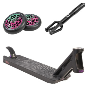 Triad Psychic Deck 500x127mm Black/Purple + Oath 110 mm Wheels + Divine IHC Fork