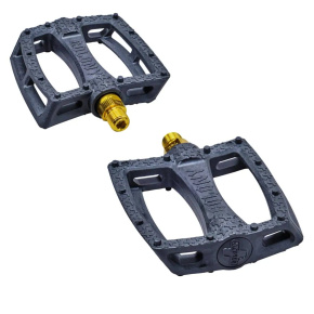 Colony Fantastic 9/16" BMX Pedals (Black/Gold)