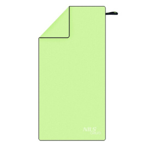 Microfiber towel NILS aqua NAR11 green/black