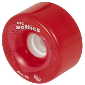 Chaya Big Softies Clear Red Wheels (4pcs)