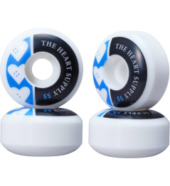 Heart Supply Squad Skate Wheels 4-Pack (55mm|Blue)