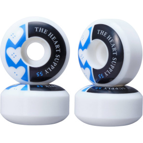 Heart Supply Squad Skate Wheels 4-Pack (55mm|Blue)