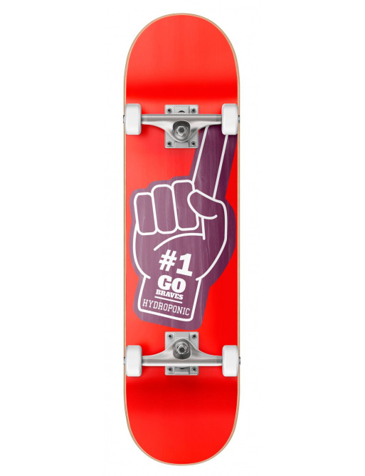 Skateboard Hydroponic Hand 8.125 "Red