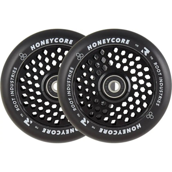 Root Honeycore Black 110mm 2-pack Pro Scooter Wheels (110mm | Black)