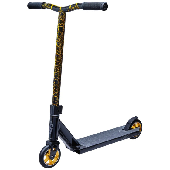 Crisp Blaster Mini Freestyle Scooter (Black/Gold Cracking)