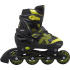 Roces Jokey 3.0 Inline Skates for Kids (Black/Lime|38-41)