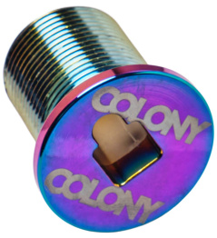Colony BMX Fork Top Cap Bolt (Rainbow Anodise|M25)