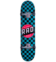 RAD Checkers Skateboard Set (7.25"|Turquoise)