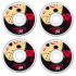 Hydroponic Horror Skateboard Wheels 4-Set (54mm|Friday 13)