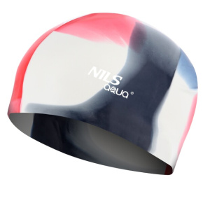 Silicone cap NILS Aqua multicolor MS250
