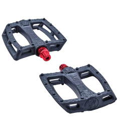Colony Fantastic 9/16" BMX Pedals (Black/Red)