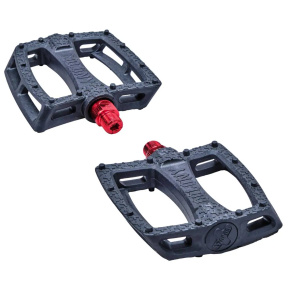 Colony Fantastic 9/16" BMX Pedals (Black/Red)