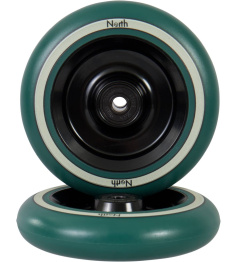 North Fullcore Scooter Wheel (24mm | Black/Forest Pu)