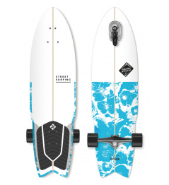 Longboard Street Surfing SHARK ATTACK 36 ”Psycho Blue